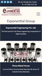 Mobile Screenshot of exponentialindia.com